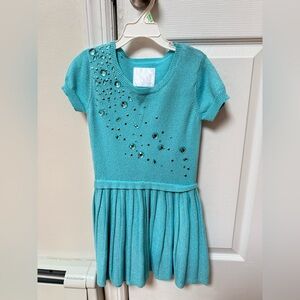 Sparkling Blue Kids Dress
